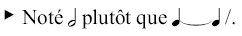 Barre oblique utilisée pour éviter la confusion avec un point de prolongation