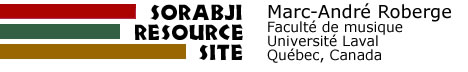 Sorabji Resource Site (Marc-Andr� Roberge, Facult� de musique, Universit� Laval)