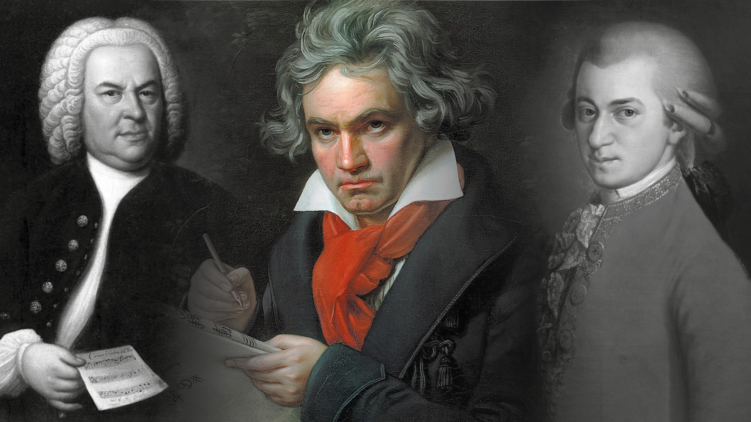 Bach, Beethoven et Mozart
